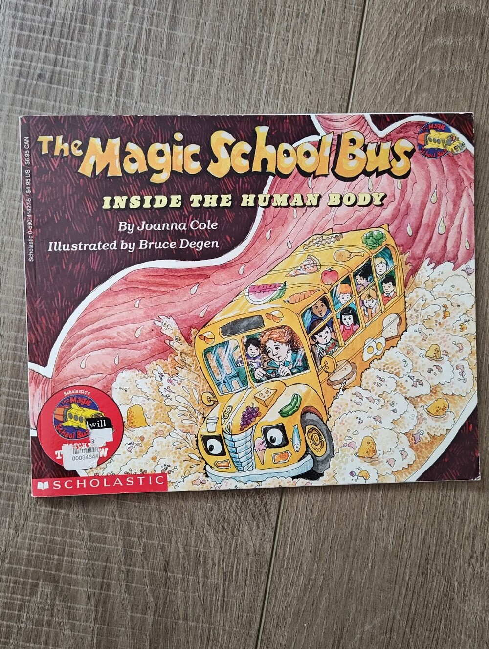 The Magic School Bus: Inside the Human Body - Vintage Paperback Book